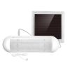 LED Solar Powered Security Light Kit with Pull Switch for Home and Shed