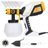 Electric HVLP Paint Sprayer Gun with 1200ML Detachable Container