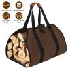 Durable Firewood Carrier Bag with Handle Fireplace Log Holder