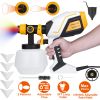 Electric HVLP Paint Sprayer Gun with 1200ML Detachable Container