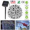 22M Solar Fairy String Lights with 200 LEDs, 8 Lighting Modes, Waterproof Starry Design for Christmas, Weddings, and Parties.