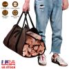 Durable Firewood Carrier Bag with Handle Fireplace Log Holder