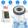 Wireless Floating Pool Thermometer with Digital Indoor Display, IP68 Waterproof, 196FT Range