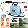 5L Electric Plant Sprayer with Rechargeable Battery, Telescopic Wand, 3 Spray Nozzles, and Shoulder Strap for Garden and Cleaning Use.