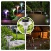 8 Pack Solar Garden Pathway Lights, IP44 Waterproof Color Changing Landscape Lamps with 10 Hour Runtime for Yard, Driveway, and Walkway.