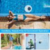 Cordless Robotic Pool Vacuum Cleaner with Self Parking and 120 Minute Runtime