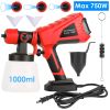 50W HVLP Electric Paint Sprayer Handheld Spray Gun