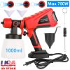 50W HVLP Electric Paint Sprayer Handheld Spray Gun