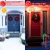 Solar Christmas Candy Cane Stake Lights IP55 Waterproof Outdoor Decorative Pathway Lights for Yard, Garden, Patio, and Walkway.