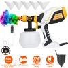 Electric HVLP Paint Sprayer Gun with 1200ML Detachable Container