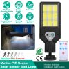 Solar wall light with 9 COB LEDs, PIR motion sensor, remote control, wireless design, and IP45 waterproof for garage, front door, and garden.