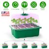 5 Pack Seed Starter Tray Kit with Grow Light and Humidity Dome