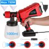 50W HVLP Electric Paint Sprayer Handheld Spray Gun