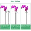 10 Pack 10 Inch Plant Support Stakes with Support Rings