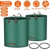 2 Pack 26 Gallon Reusable Garden Waste Bags with Handles