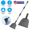 53 Inch Heavy Duty Snow Shovel with Ice Scraper Steel Blade