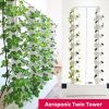 Vertical Hydroponic Tower Aeroponic Growing System Kit for Home Garden and Greenhouse