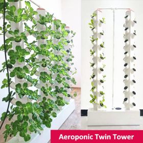Vertical Hydroponic Tower Aeroponic Growing System Kit for Home Garden and Greenhouse