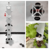 Vertical Hydroponic Tower Aeroponic Growing System Kit for Home Garden and Greenhouse
