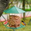 Outdoor Hanging Hummingbird Feeder Foldable Bird Feeder with Weather Protection