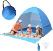 Portable Pop Up Beach Tent Sun Shelter for 3 5 Persons Outdoor Camping