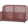 PE Rattan Pool Float Storage Organizer for Outdoor Pool Area Organization
