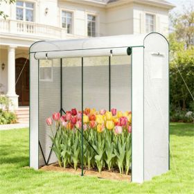 Mini greenhouse, portable greenhouse, planting rack, plant rack, white