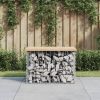 Garden Bench Natural Pine Wood Solid Pine Wood Compact Durable