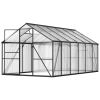 8 x 14 FT Heavy Duty Polycarbonate Greenhouse with Lockable Door