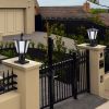 15" Solar Powered Outdoor Lantern 2-Pack – Modern LED Garden Lights for Pathways, Yard, Driveway & Landscape Lighting