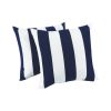 2 Pack Waterproof Outdoor Throw Pillows Fade Resistant Patio Cushions