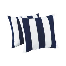 2 Pack Waterproof Outdoor Throw Pillows Fade Resistant Patio Cushions