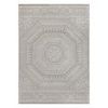 7'x10' Woven Gray Medallion Outdoor Rug