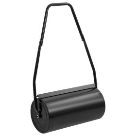 Lawn Roller Black Iron and Steel Medium Durable Lawn Roller