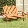 Garden Bench Natural Wood Solid Acacia Wood Medium Foldable Outdoor Patio Bench