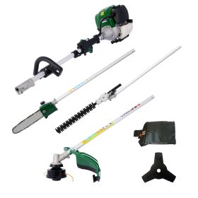 38CC 4-Stroke 4-in-1 Multi-Functional Garden Tool System Gas Pole Saw Hedge/Grass Trimmer