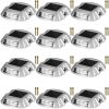 VEVOR Solar Pathway Lights 12 Pack Weatherproof LED Outdoor Garden Walkway Lights