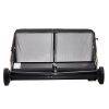 VEVOR 52 Inch Tow Behind Lawn Sweeper 26 Cu Ft Heavy Duty Leaf and Grass Collector with Dumping Rope Design