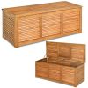 47 Gallon Deck Storage Bench Box Outdoor Organization Tool Storage Seat
