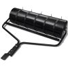 Lawn Roller Black Iron Standard Durable Aerator Cylindrical