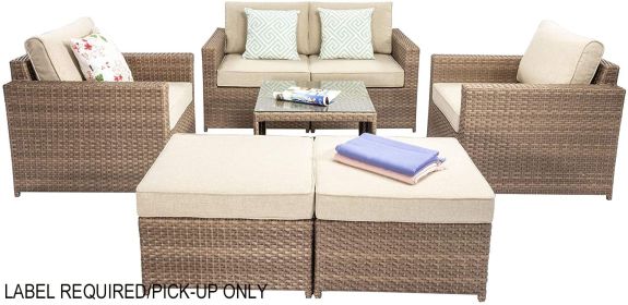 SICILY GR02 Rattan Wicker Tan Patio Furniture