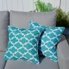 Set of 2 Patio Geometric Throw Pillows 16.5 Inch