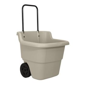 15 Gallon Resin Rolling Lawn and Utility Cart
