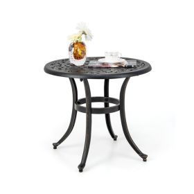 Outdoor Garden Patio Side Table for Poolside Backyard Balcony Patio End Table