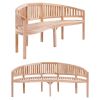 Garden Bench Natural Teak Solid Teak Wood Large Durable
