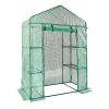 VEVOR Walk In Portable Greenhouse with Shelves PE Cover Steel Frame Portable Plant House