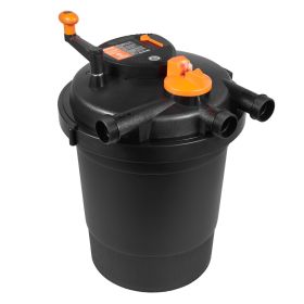 VEVOR Bio Pressure Pond Filter Up to 3200 Gallons with 13W UV-C Light 2630 GPH Outdoor Pond Filtration System