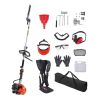 VEVOR 15.7 Inch 26CC 2 Cycle Gas Pole Hedge Trimmer Dual Action Blade and Adjustable Head