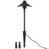 VEVOR 12 Pack Low Voltage Landscape Path Lights 3W 210LM 12V–24V AC/DC Outdoor LED