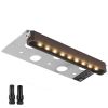 VEVOR 6.8" LED landscape wall light, 3W 12–24V AC/DC energy-efficient paver illumination for outdoor landscape lighting.